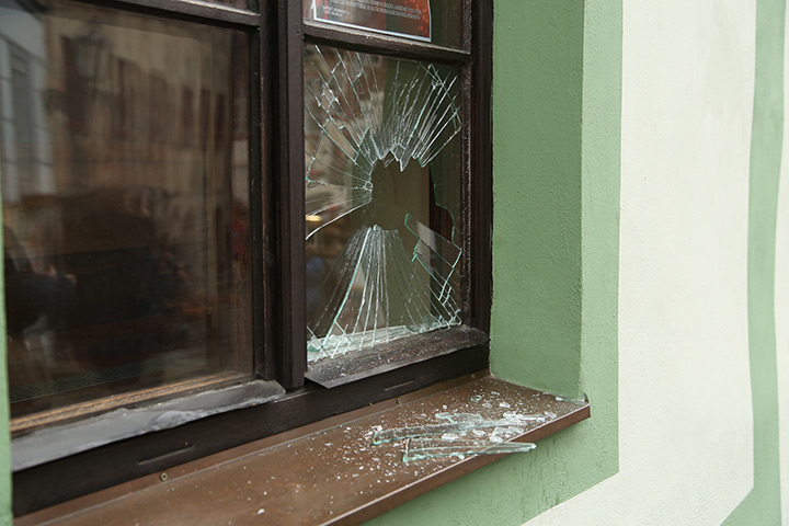 A2B Glass are able to board up broken windows while they are being repaired in Thorpe.